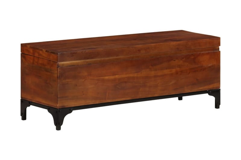 Förvaringskista 110x35x41 cm massivt akaciaträ - Brun - Möbler - Sovrum - Förvaring sovrum - Sängkista