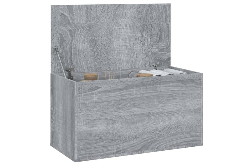 Förvaringskista grå sonoma 84x42x46 cm konstruerat trä - Grå - Möbler - Sovrum - Förvaring sovrum - Sängkista
