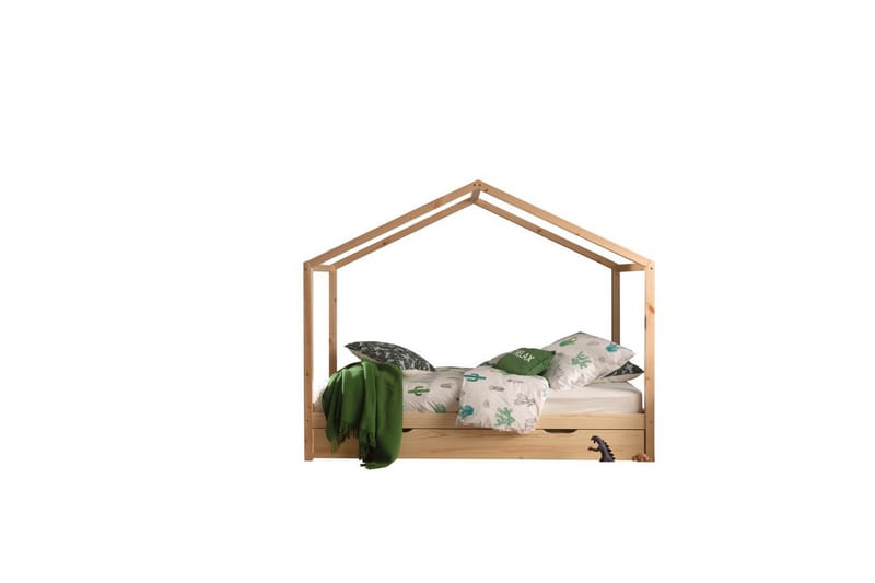 Hussäng utan staket och en låda Dallas 90x200 cm Naturlig - Naturlig - Möbler - Sovrum - Förvaring sovrum - Sänglåda