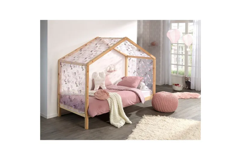 Hussäng utan staket och en låda Dallas 90x200 cm Naturlig - Naturlig - Möbler - Sovrum - Förvaring sovrum - Sänglåda