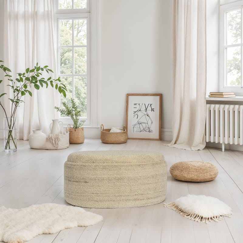 Ivoara Pall 81 cm Oval - brunbeige - Möbler - Sovrum - Förvaring sovrum - Sängkista