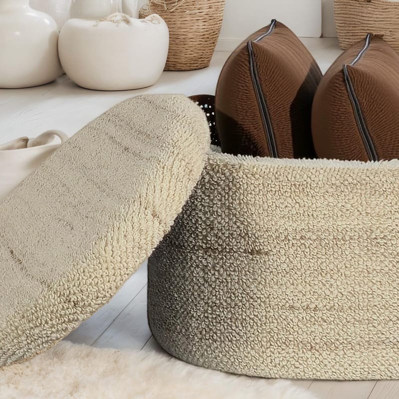 Ivoara Pall 81 cm Oval - brunbeige - Möbler - Sovrum - Förvaring sovrum - Sängkista