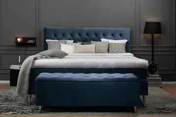 Royal Velvet Sängkista - Mörkblå - Möbler - Sovrum - Förvaring sovrum - Sängkista