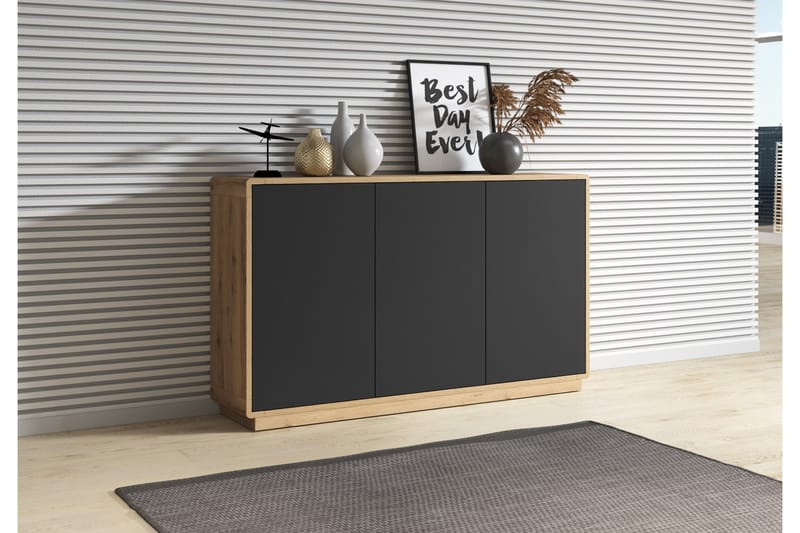 CORNLIUS Förvaringskista 160 cm Brun/Svart - Möbler - Sovrum - Förvaring sovrum - Sängkista