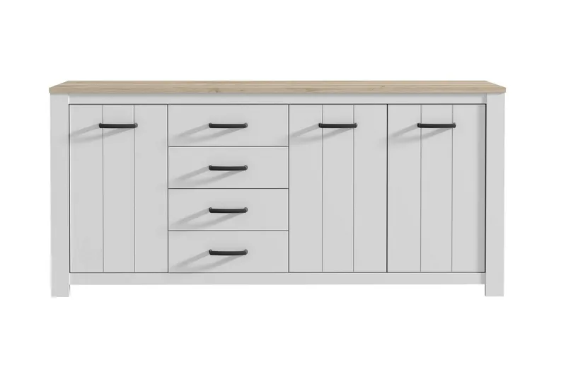 Crumpton Byrå 206 cm - Vit/Brun - Möbler - Sovrum - Förvaring sovrum - Sängkista