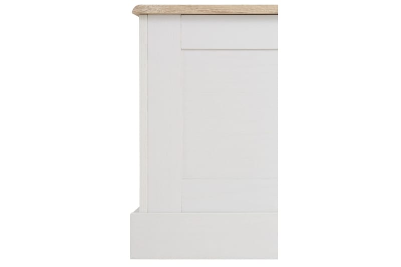 Dareia Förvaringskista 90 cm - Vit/Brun - Möbler - Sovrum - Förvaring sovrum - Sängkista