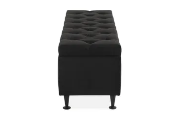 Ella Sängkista 140 cm Djuphäftad - Svart - Möbler - Sovrum - Förvaring sovrum - Sängkista