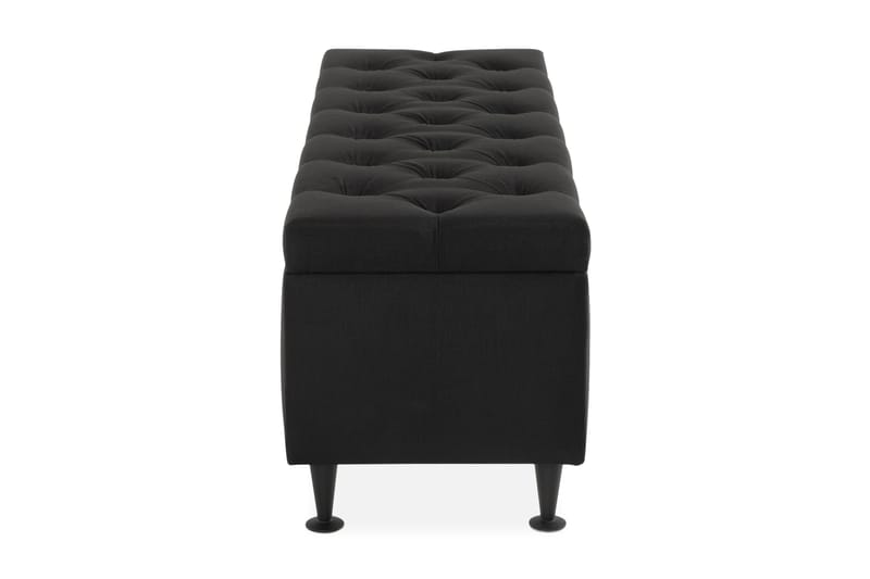 Ella Sängkista 140 cm Djuphäftad - Svart - Möbler - Sovrum - Förvaring sovrum - Sängkista