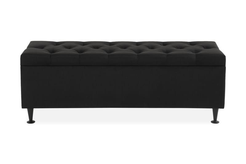 Ella Sängkista 140 cm Djuphäftad - Svart - Möbler - Sovrum - Förvaring sovrum - Sängkista