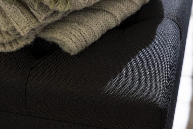 Ella Sängkista 140 cm Rutig - Svart - Möbler - Sovrum - Förvaring sovrum - Sängkista