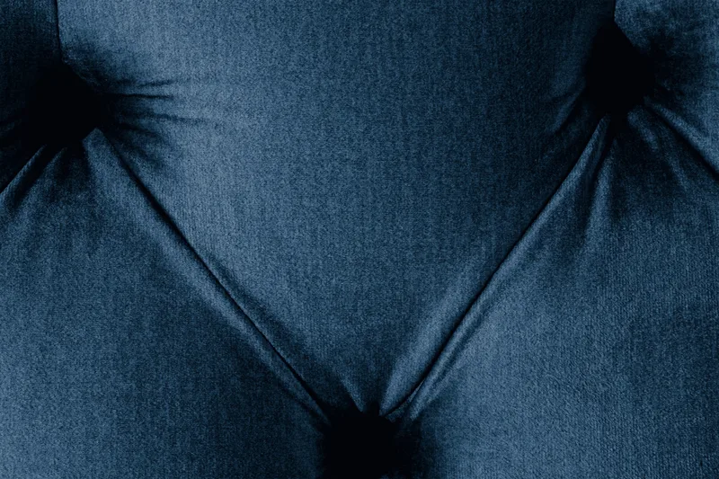 Ella Sängkista 140cm Djuphäftad - Blå/Sammet - Möbler - Sovrum - Förvaring sovrum - Sängkista
