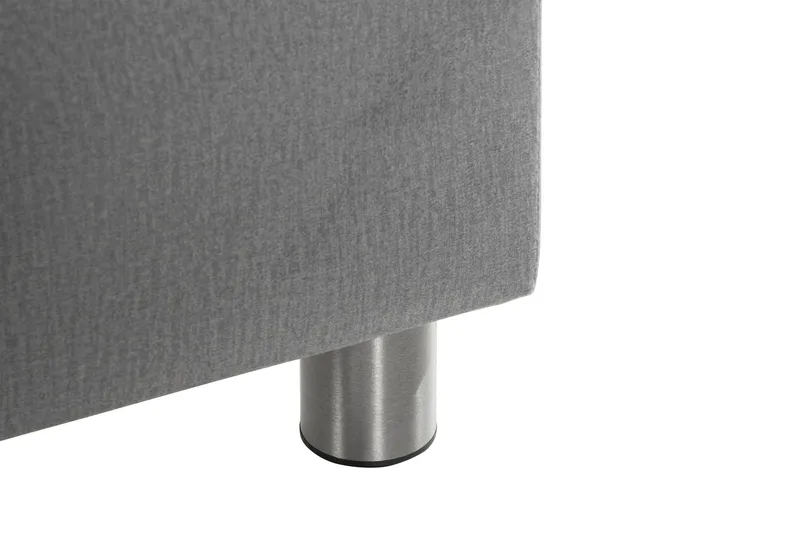 Ella Sängkista 140cm Djuphäftad - Grå/Sammet - Möbler - Sovrum - Förvaring sovrum - Sängkista