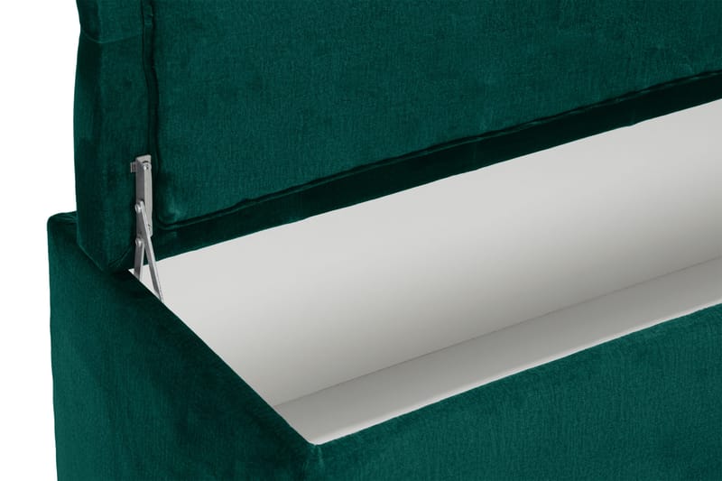 Ella Sängkista 140cm Djuphäftad - Grön/Sammet - Möbler - Sovrum - Förvaring sovrum - Sängkista