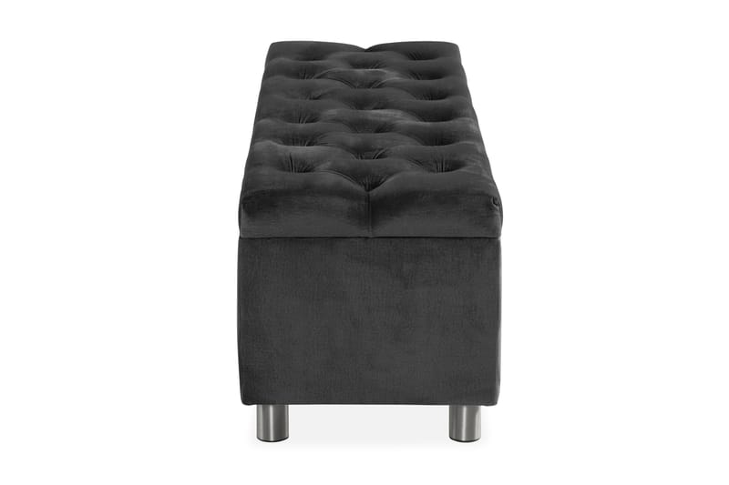 Ella Sängkista 140cm Djuphäftad - Mörkgrå - Möbler - Sovrum - Förvaring sovrum - Sängkista