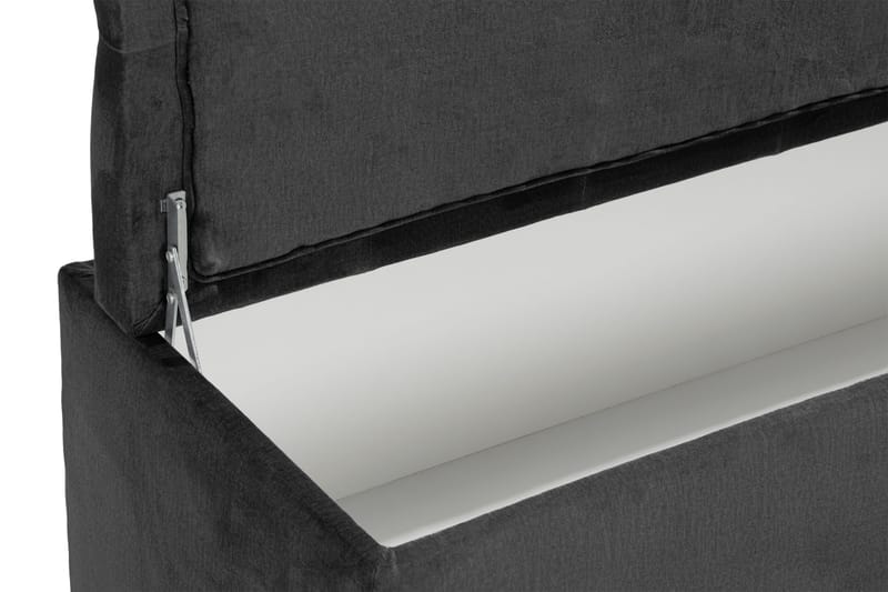 Ella Sängkista 140cm Djuphäftad - Mörkgrå - Möbler - Sovrum - Förvaring sovrum - Sängkista