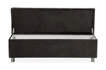 Ella Sängkista 140cm Djuphäftad - Svart - Möbler - Sovrum - Förvaring sovrum - Sängkista