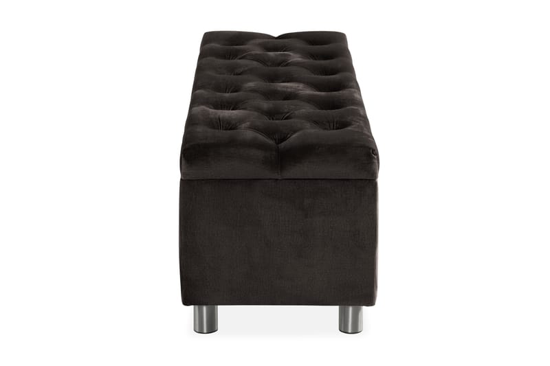 Ella Sängkista 140cm Djuphäftad - Svart - Möbler - Sovrum - Förvaring sovrum - Sängkista