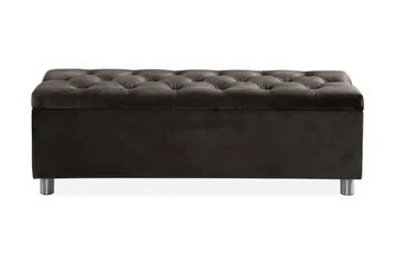 Ella Sängkista 140cm Djuphäftad - Svart - Möbler - Sovrum - Förvaring sovrum - Sängkista
