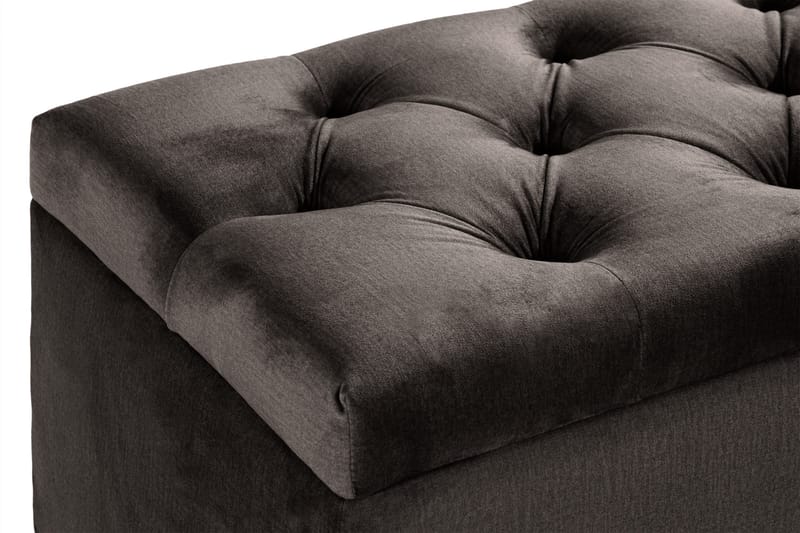 Ella Sängkista 140cm Djuphäftad - Svart - Möbler - Sovrum - Förvaring sovrum - Sängkista