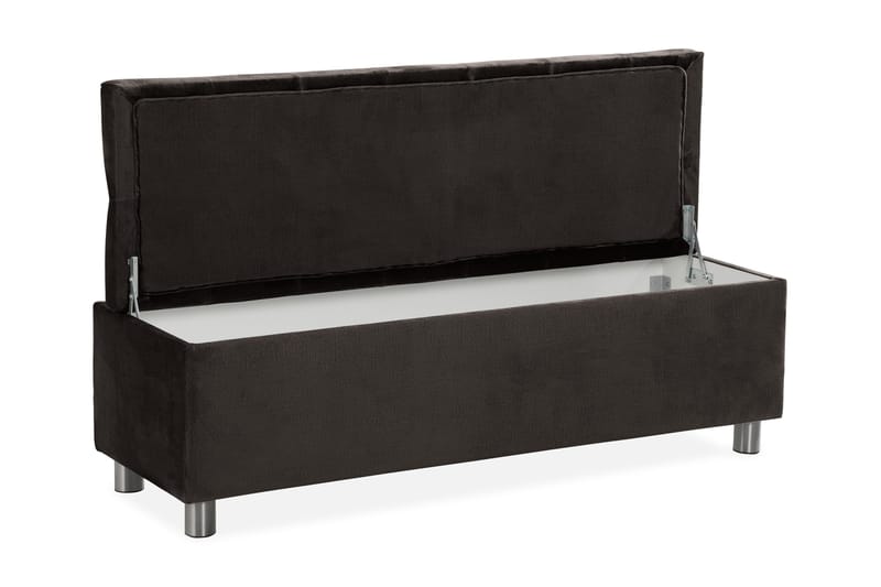 Ella Sängkista 140cm Djuphäftad - Svart - Möbler - Sovrum - Förvaring sovrum - Sängkista