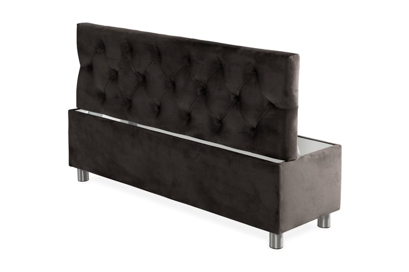 Ella Sängkista 140cm Djuphäftad - Svart - Möbler - Sovrum - Förvaring sovrum - Sängkista