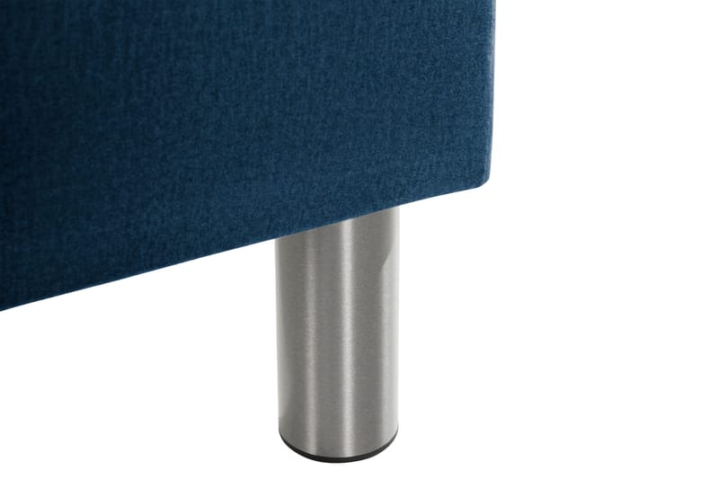 Ella Sängkista 140cm Rutig - Blå/Sammet - Möbler - Sovrum - Förvaring sovrum - Sängkista