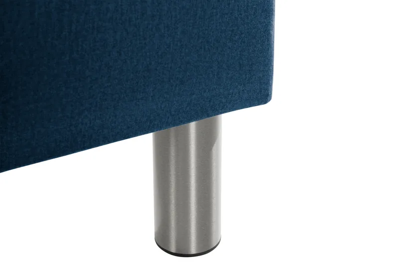 Ella Sängkista 140cm Rutig - Blå/Sammet - Möbler - Sovrum - Förvaring sovrum - Sängkista