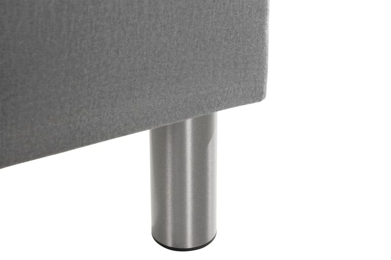 Ella Sängkista 140cm Rutig - Grå/Sammet - Möbler - Sovrum - Förvaring sovrum - Sängkista