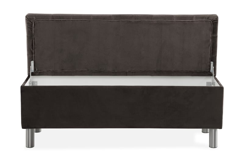 Ella Sängkista 140cm Rutig - Svart - Möbler - Sovrum - Förvaring sovrum - Sängkista