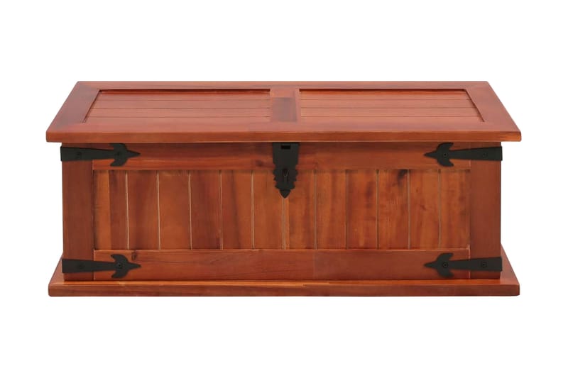 Förvaringskista 60x25x22 cm massivt akaciaträ - Brun - Möbler - Sovrum - Förvaring sovrum - Sängkista