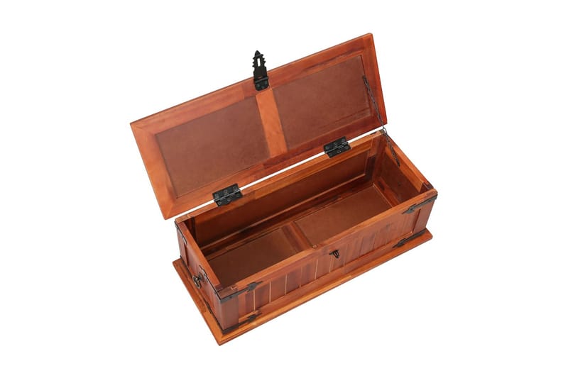 Förvaringskista 60x25x22 cm massivt akaciaträ - Brun - Möbler - Sovrum - Förvaring sovrum - Sängkista