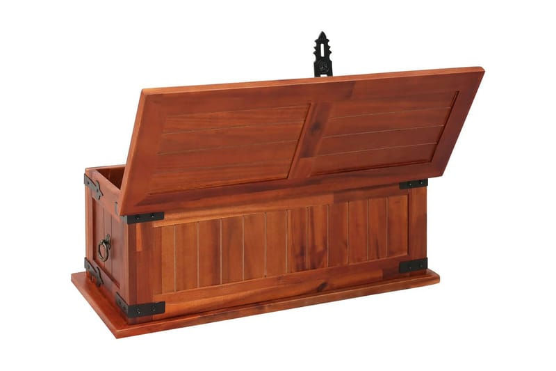 Förvaringskista 60x25x22 cm massivt akaciaträ - Brun - Möbler - Sovrum - Förvaring sovrum - Sängkista
