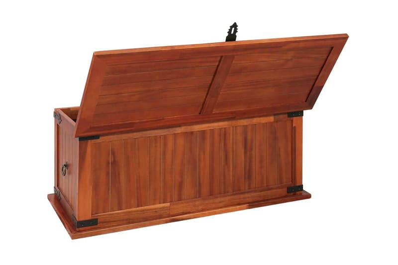 Förvaringskista 90x45x40 cm massivt akaciaträ - Brun - Möbler - Sovrum - Förvaring sovrum - Sängkista