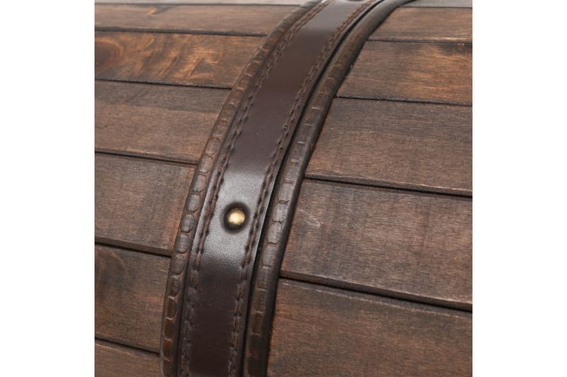 Förvaringskista massivt trä vintagestil 120x30x40 cm - Brun - Möbler - Sovrum - Förvaring sovrum - Sängkista