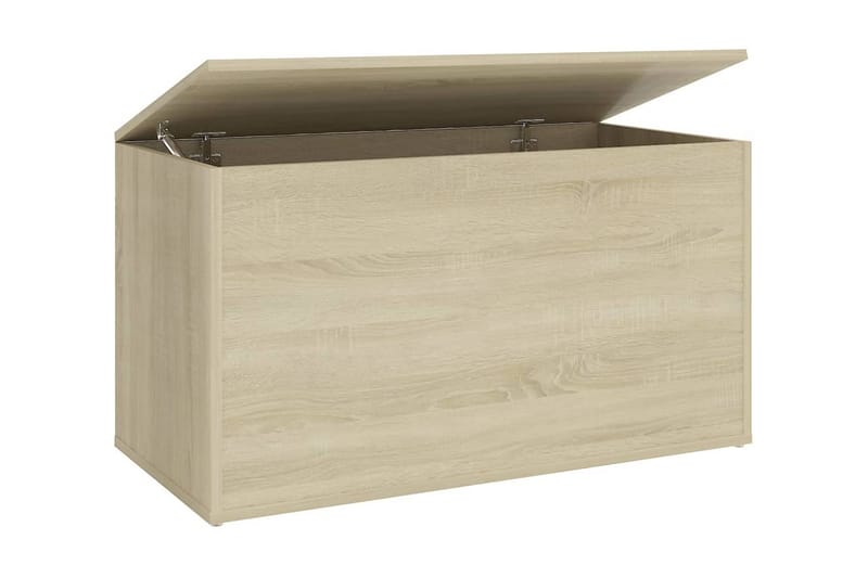 Förvaringskista sonoma-ek 84x42x46 cm spånskiva - Ek - Möbler - Sovrum - Förvaring sovrum - Sängkista