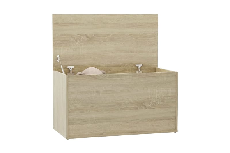 Förvaringskista sonoma-ek 84x42x46 cm spånskiva - Ek - Möbler - Sovrum - Förvaring sovrum - Sängkista