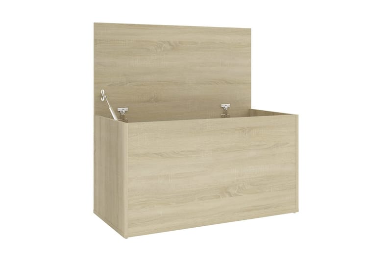 Förvaringskista sonoma-ek 84x42x46 cm spånskiva - Ek - Möbler - Sovrum - Förvaring sovrum - Sängkista