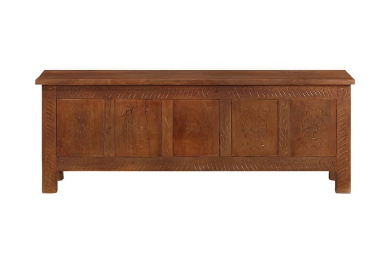 Förvaringslåda 110x30x40 cm massivt mangoträ - Brun - Möbler - Sovrum - Förvaring sovrum - Sängkista