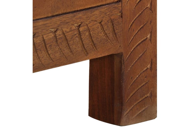 Förvaringslåda 110x30x40 cm massivt mangoträ - Brun - Möbler - Sovrum - Förvaring sovrum - Sängkista