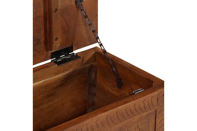 Förvaringslåda 110x30x40 cm massivt mangoträ - Brun - Möbler - Sovrum - Förvaring sovrum - Sängkista