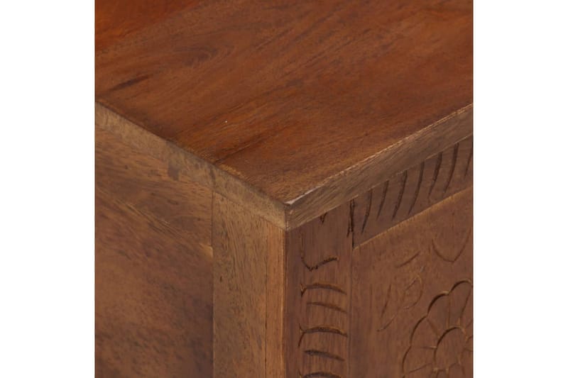 Förvaringslåda 110x30x40 cm massivt mangoträ - Brun - Möbler - Sovrum - Förvaring sovrum - Sängkista