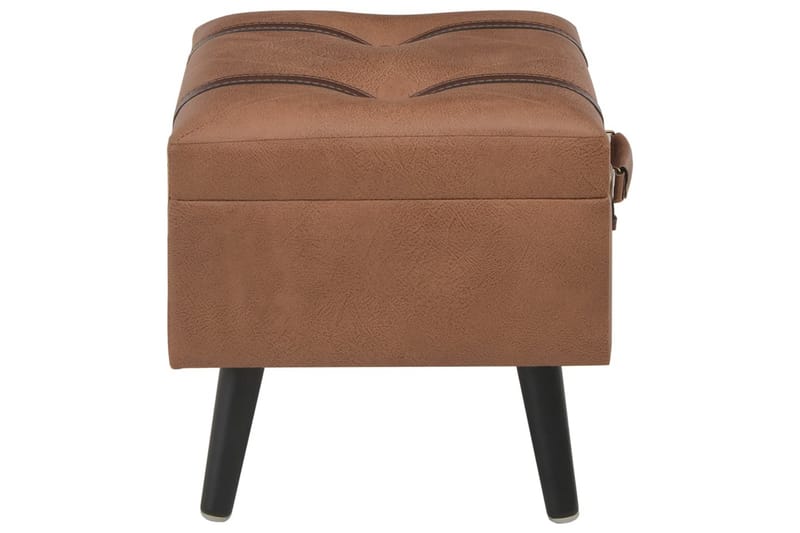 Förvaringspall 40 cm brun konstläder - Brun - Möbler - Sovrum - Förvaring sovrum - Sängkista