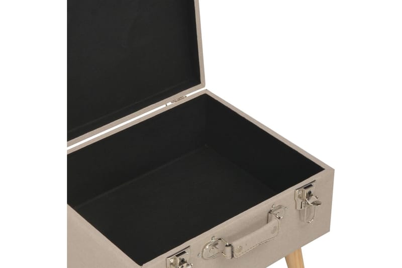 Förvaringspallar 3 st beige tyg - Beige - Möbler - Sovrum - Förvaring sovrum - Sängkista
