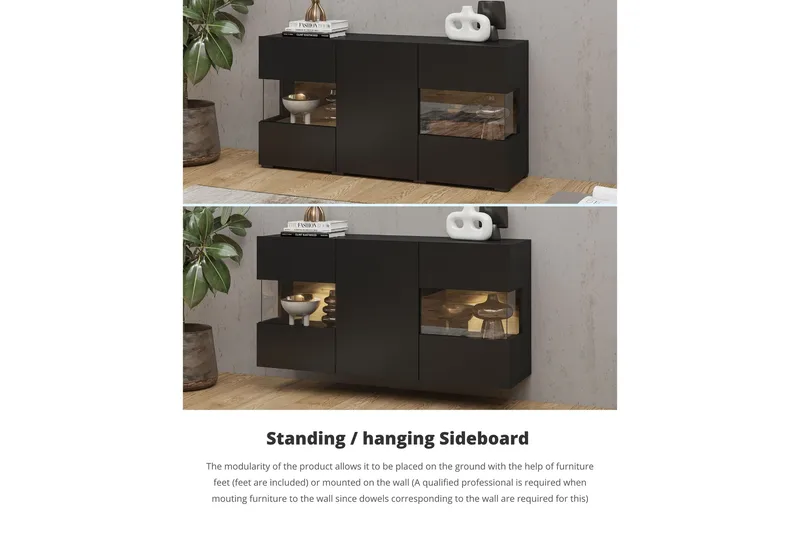 Jestine Förvaringskista 120 cm - Svart - Möbler - Sovrum - Förvaring sovrum - Sängkista