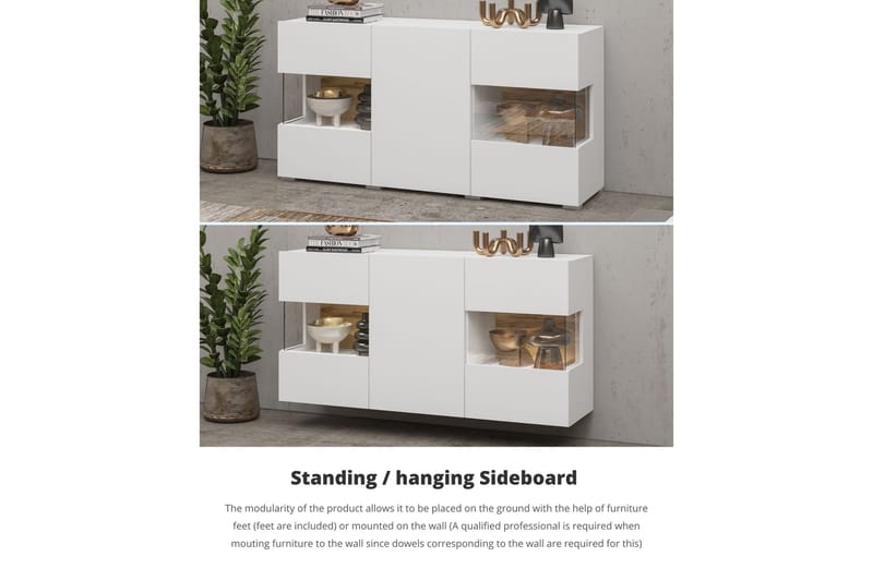 Jestine Förvaringskista 120 cm - Vit - Möbler - Sovrum - Förvaring sovrum - Sängkista