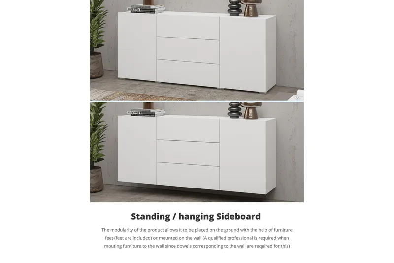 Jestine Förvaringskista 140 cm - Vit - Möbler - Sovrum - Förvaring sovrum - Sängkista