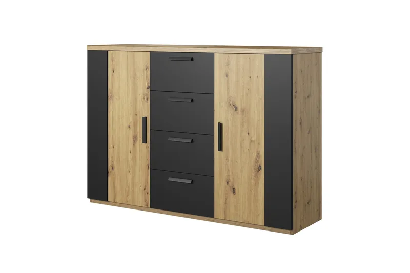 Joannie Förvaringskista 132 cm, Brun/Svart