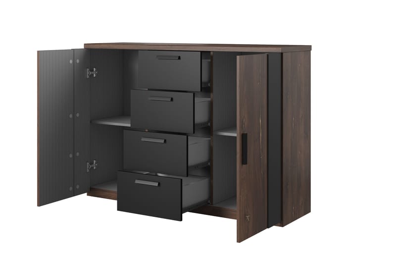 Joannie Förvaringskista 132 cm - Mörkbrun/Svart - Möbler - Sovrum - Förvaring sovrum - Sängkista