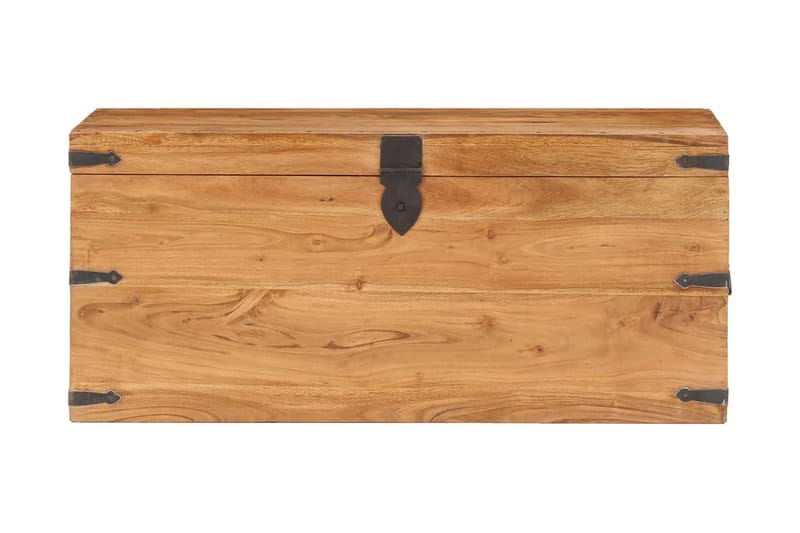 Kista 90x40x40 cm massivt akaciaträ - Brun - Möbler - Sovrum - Förvaring sovrum - Sängkista