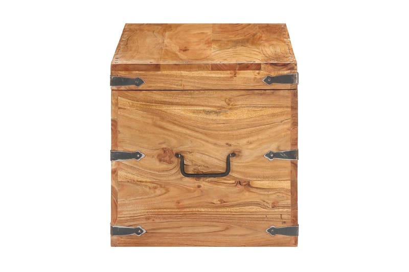 Kista 90x40x40 cm massivt akaciaträ - Brun - Möbler - Sovrum - Förvaring sovrum - Sängkista